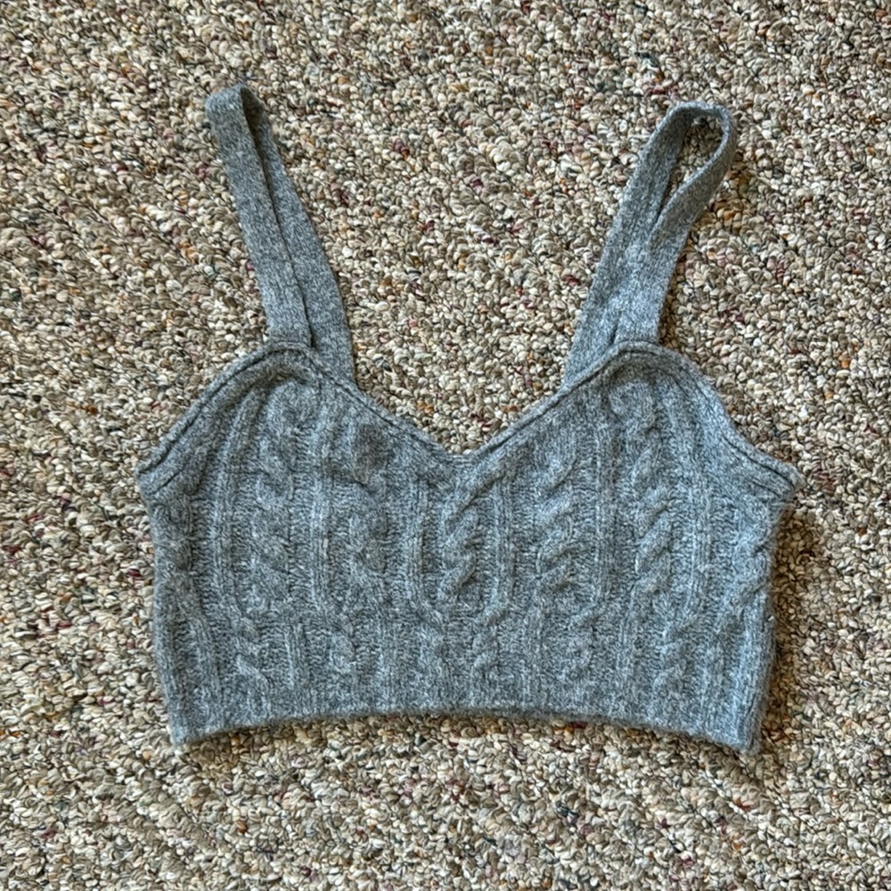 Free people sweater crop top